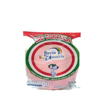 Imagen de OBLEA ARCO IRIS BIG TORTILLA