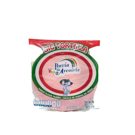 Imagen de OBLEA ARCO IRIS BIG TORTILLA