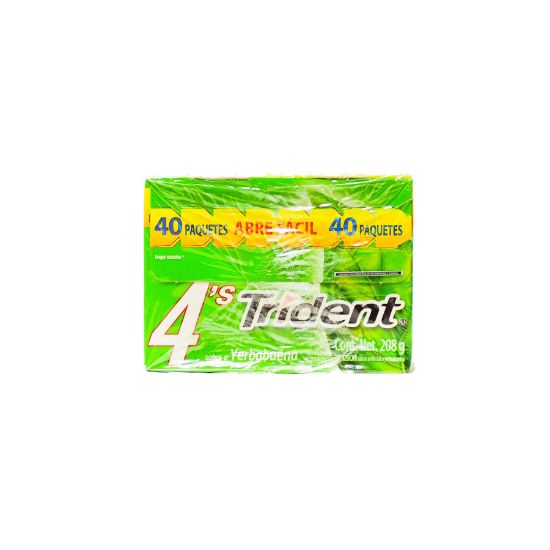 Imagen de TRIDENT WHITE 4 YERBA 40P